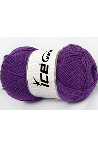 Ice yarns مجموعة من 4 خيوط من خيوط الجليد LORENA (50% قطن) للكروشيه اليدوي، ل...