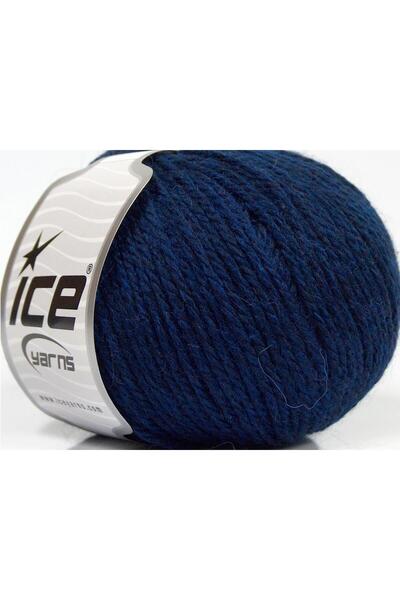 Ice yarns 8x50 جرام. ألكا لايت فيسكوز، ألكا، صوف، أكريليك أزرق داكن فاخر، ألك...
