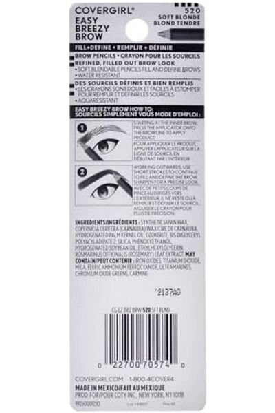 covergirl Brow and Eye Makers Pencil Soft Blonde 520