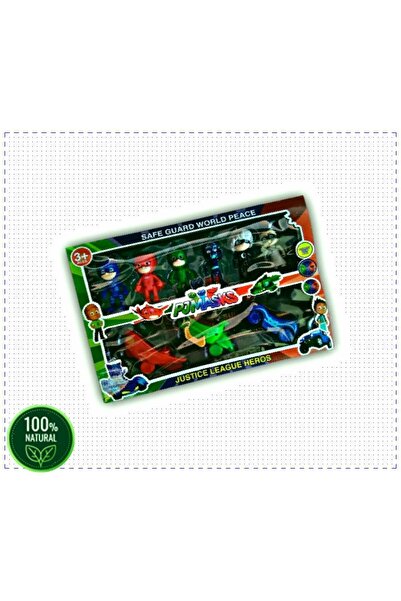 FO Oyuncak Pjmasks Arabalı Figür Seti 9 Parça Oyuncak Pijamaskeliler Figür Er...
