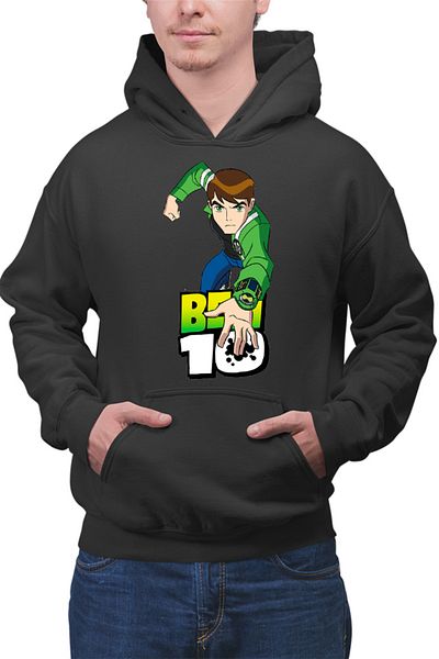 OEM Men's Hoodie Ben 10 Logo Comedy Action Sci-fi Monsters Fight