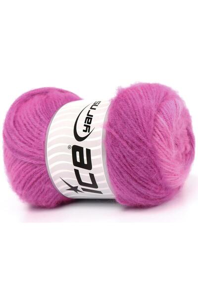 Ice yarns (4 قطع 100 جرام) مجموعة من 4 قطع من الأكريليك من شاجي باللون الوردي...