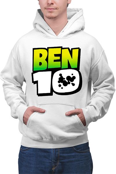 OEM Men's Hoodie Ben 10 Logo Cartoon American Animation Teen Comedy
