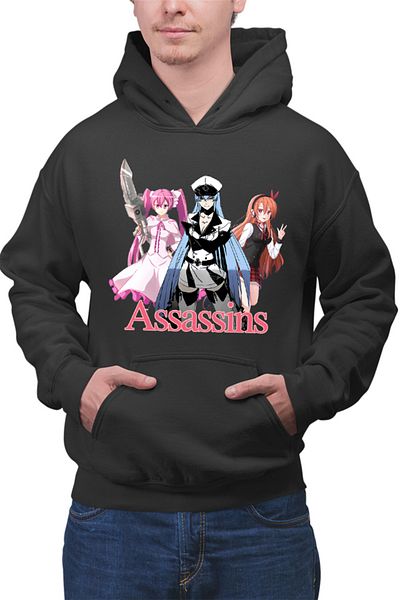 OEM Men's Hoodie Akame ga Kill Mine Esdeath Celsea Swordsman Assassin Anime