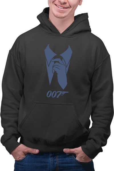 OEM Men's sweatshirt James Bond White Collar Ian Fleming MI5