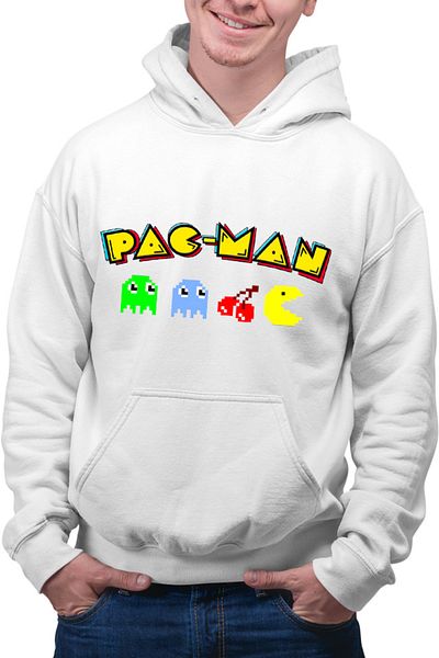 OEM Men's sweatshirt Pac Man Arena Game Pixels Vintage