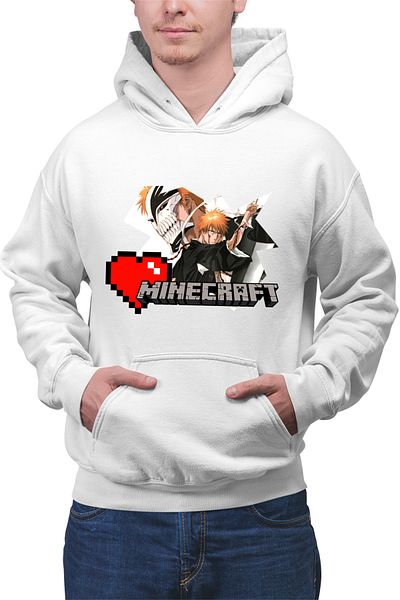 OEM Men's hoodie Bleach Ichigo Minecraft Legendary Player