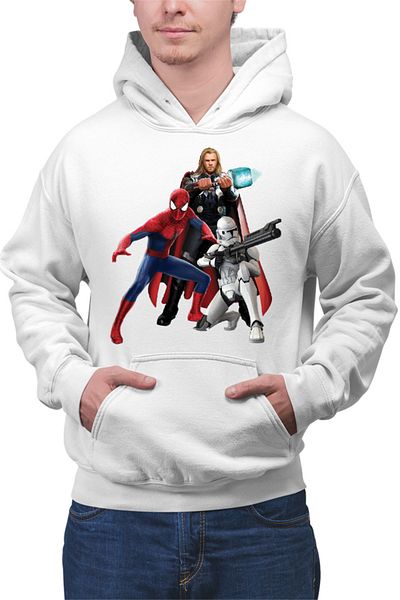 OEM Men's hoodie Star Wars Spiderman Thor Marvel Clone Trooper