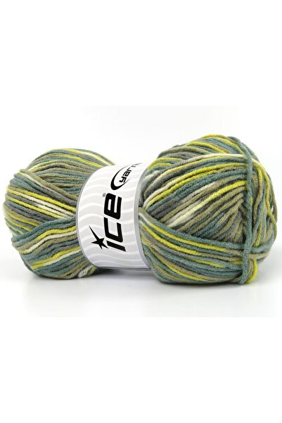 Ice yarns مجموعة من 4 خيوط من خيوط الجليد بوزن 100 جرام، خيوط للحفلات، ظلال خ...