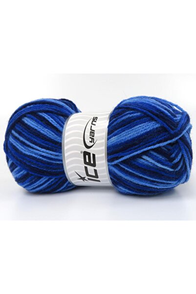 Ice yarns مجموعة من 4 × 100 جرام من خيوط الصوف المتعددة الألوان الفاتحة (25% ...