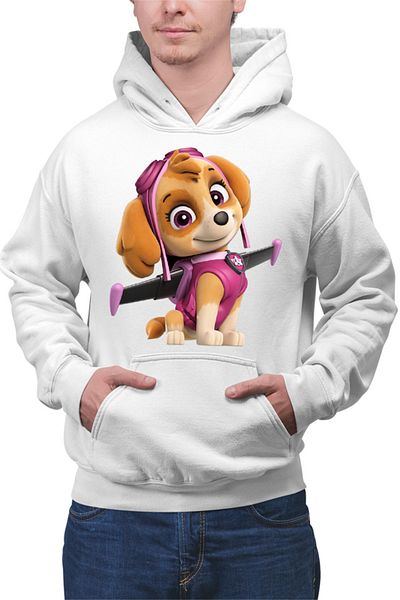 OEM Men's Hoodie Paw Patrol Skye Illustration Cockapoo Puppy