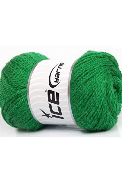 Ice yarns 4x100 جرام. صوف نورسك، أخضر ألباكا فاخر، ألباكا، شتوي، صوف