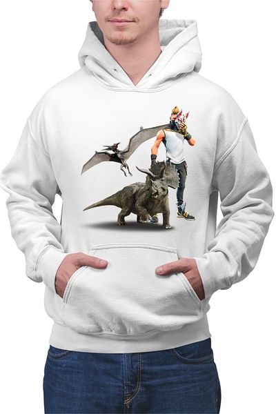 OEM Hanorac barbati Jurassic Park Pteranodon Velociraptor Fortnite
