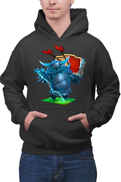 OEM Men's hoodie Clash of Clans Thunder Hero Mobile Strategy