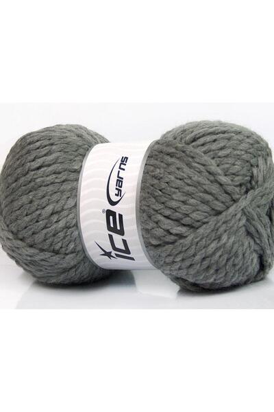 Ice yarns 2 × 150 جرام. صوف ألبين، رمادي أكريليك شتوي، صوف، سميك جدًا