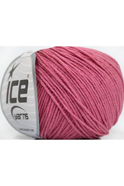 Ice yarns 8x50 جرام. خيوط صيفية من القطن والأكريليك باللون الوردي الوردي من أ...