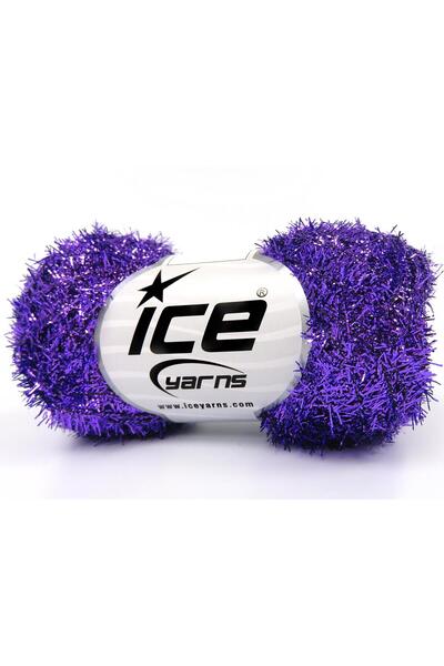 Ice yarns 8×25 جرام. خيوط معدنية لامعة 25 جرام، لون أرجواني معدني لامع، خيوط ...