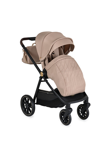 Cangaroo Детска количка 2 в 1 Celebrity Crepe Beige – кош за носене и обръщае...