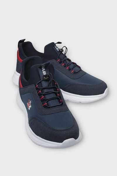 Liger Unisex Daily Skin Comfortable Snekaer Sports Shoes Dark Blue