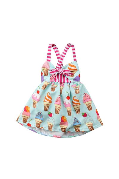 OEM Rochita imprimeu Inghetata, Multicolor, 12-18 luni, 90 cm