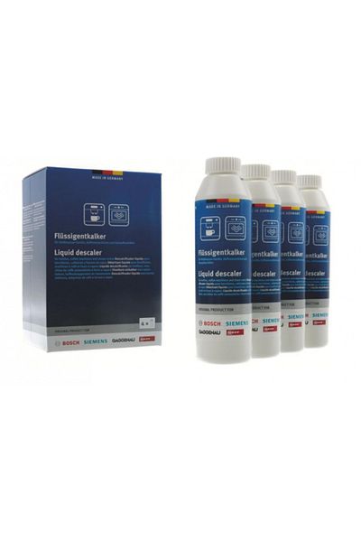Bosch Set of 4 liquid descaling solution for espresso machines