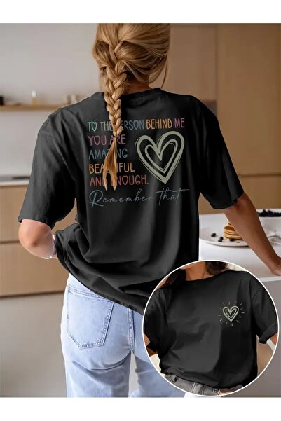 CLASİVA Back Printed Summer Season Product Modern Design Custom Women's Unise...