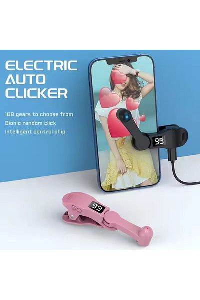 Tradeo Auto Screen Clicker Finger Continuous Click Quick Click Mobile Phone Screen Tapper Suitable.