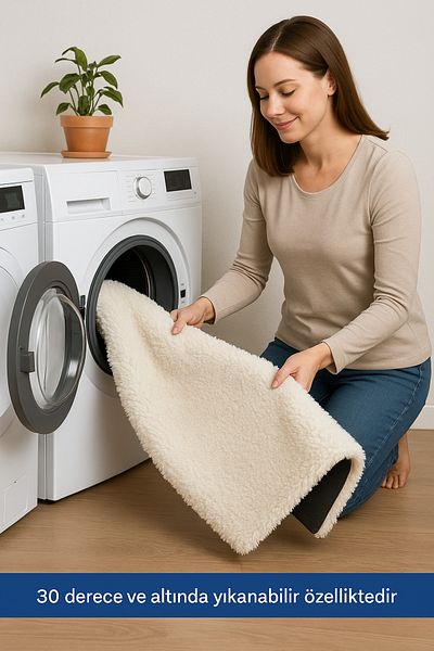 KEVLİNE Bathroom Mat Flat Double Toilet Set 60X100 - 50X60, Soft Soft Key