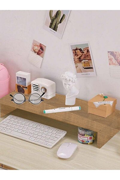 sayınormANÜRÜNLERİ HARVEY Pc Monitör Yükseltici Ev Ofis Monitör Standı -Ergonomik Çalışma Alanı, Verimlilik Artırıcı