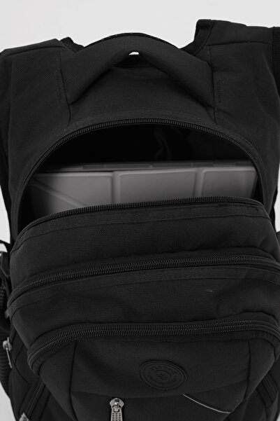 Boman School Backpack for High School Junior High Elementary School with Large Volume, Laptop Compartment, Multi-Compartment