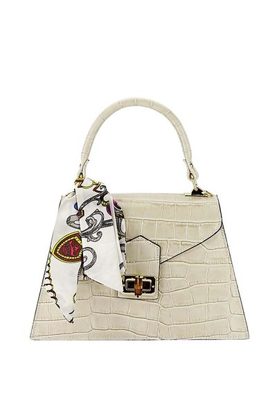 SOFILINE Beige genuine leather bag with scarf 8953 123