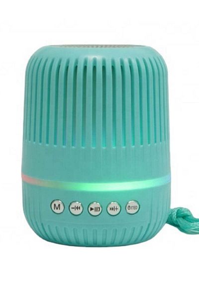 Generic M 4 Mini Bluetooth Speaker – Portable Wireless Speaker with RGB Lights, Deep Bass Woofer, USB/AUX