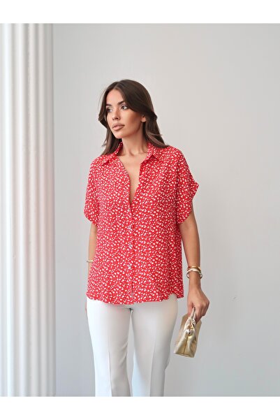 Swass Kısa Kollu Oversize Gömlek