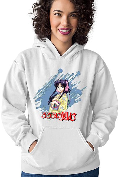 OEM Women's hoodie Rurouni Kenshin Kaori Brush Himura Shonen
