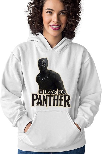 OEM Hanorac dama Black Panther Logo Save World Hero Protect