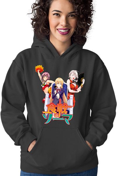 OEM Hanorac dama Food Wars Erina Alice Hisato Fan Anime Shokugeki
