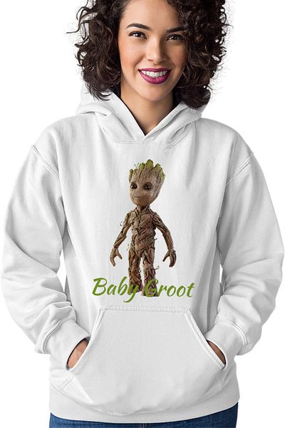 OEM Hanorac dama Baby Groot Nature Living Planet Gamora Rocket