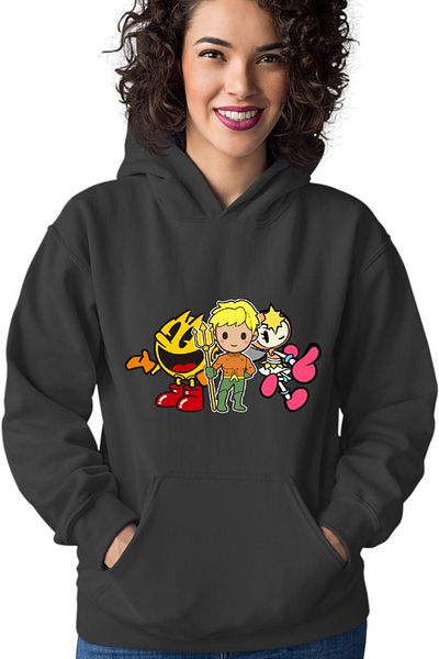 OEM Hanorac dama Aquaman Pac Man Bubble Bomberman Lady Action