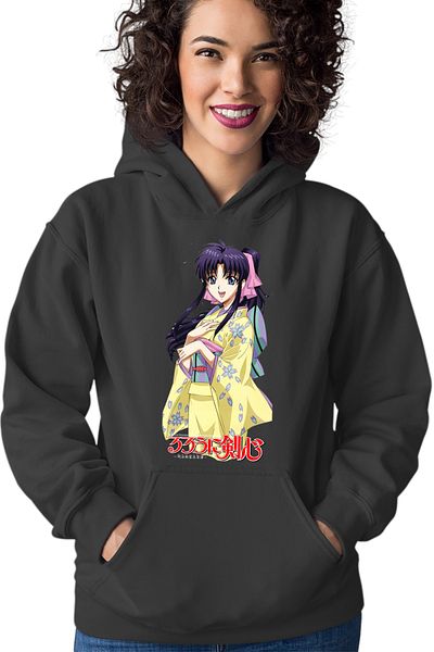 OEM Women's Hoodie Rurouni Kenshin Kaori Ninja Anime