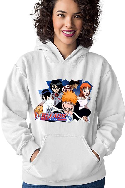 OEM Bleach Ichigo Kurosaki Anime Manga Crew Women's Hoodie