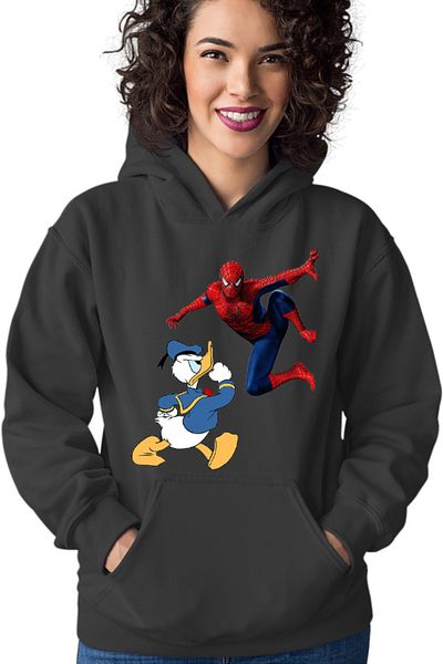 OEM Hanorac dama Donald Duck Spiderman Web Marvel DC Disney Angry