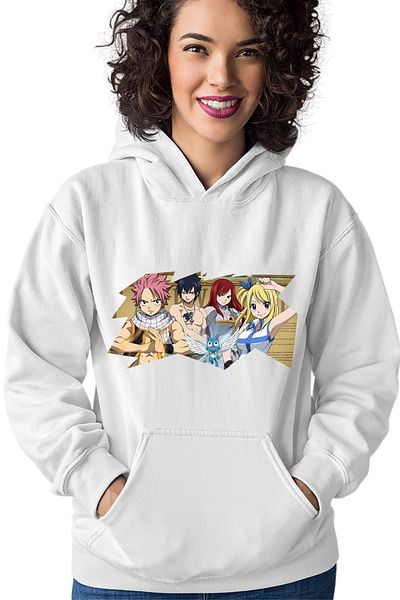 OEM Hanorac dama Fairy Tail Best Friends Funny Cat Anime