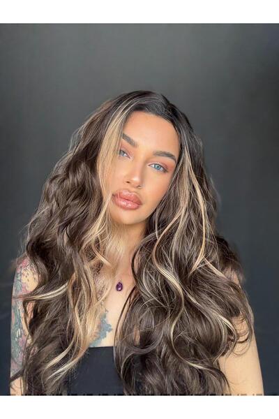 Suzan Peruk Gerçek Saç dokusunda Medikal Hayalet TÜL PERUK