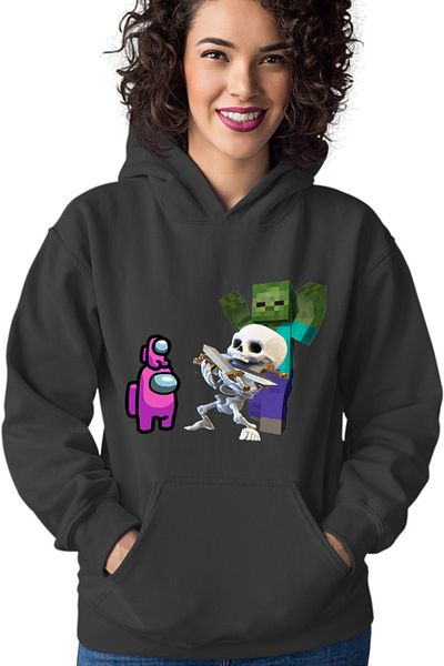 OEM Hanorac dama Clash Royale Minecraft Scared Skeleton Event Among Us Crew