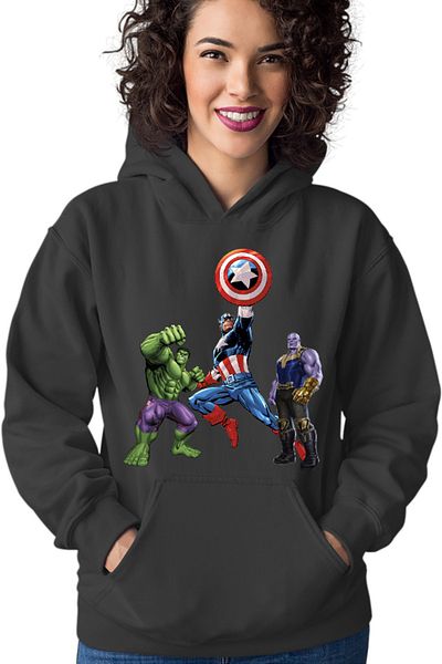 OEM Hanorac dama Captain America Hulk Thanos Marvel Avangers Comics Cartoons