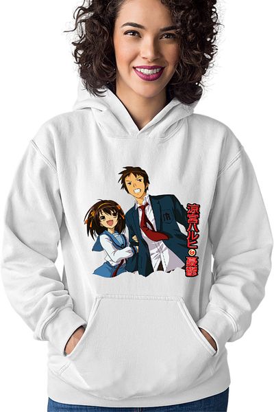 OEM Women's sweatshirt Haruhi Suzumiya Itsuki Random Paranormal Ghost SOS
