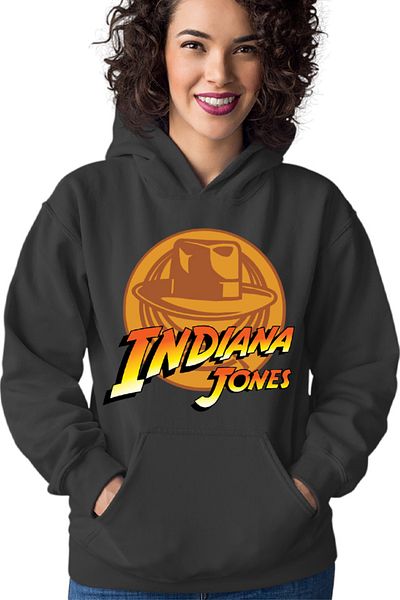 OEM Hanorac dama Indiana Jones Logo TV Series Cool Savana Texas US