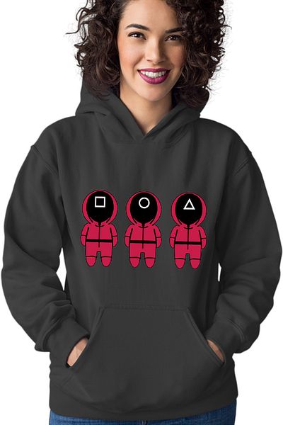 OEM Women's Hoodie Squid Game Chibi Concelor Testers Strategy