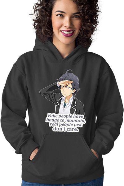 OEM Hanorac dama OreGairu Hikigaya Hachiman Fake Otaku