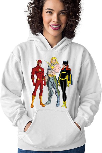 OEM Hanorac dama Aquaman Batgirl Flash Comics Cartoons Water Action Mystery